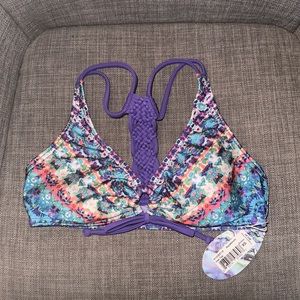 NWT Prana Inez Aquabloom Bathing Suit Top XS